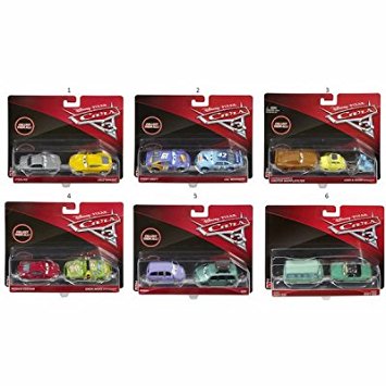 [MTDXV99] Carro Personajes Cars Set de 2 3a+
