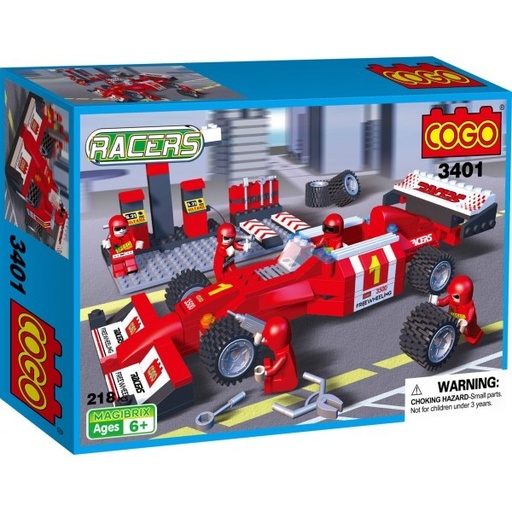 [CO3401] City Carro Racers F1 218 pzs 6a+