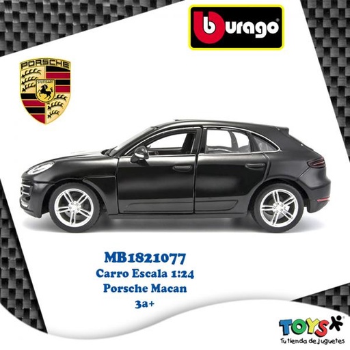 [MB1821077] Carro Escala 1:24 Porsche Macan 3a+