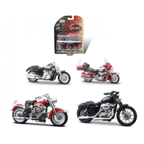 [MB35094] Motocicleta Harley Davidson Escala 1:24 8a+ / Se venden por Separado / Venta unitaria