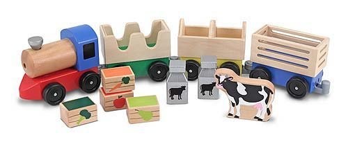 [MD14545] Tren de Granja con Vagones Removibles y Accesorios (4545) 3a+