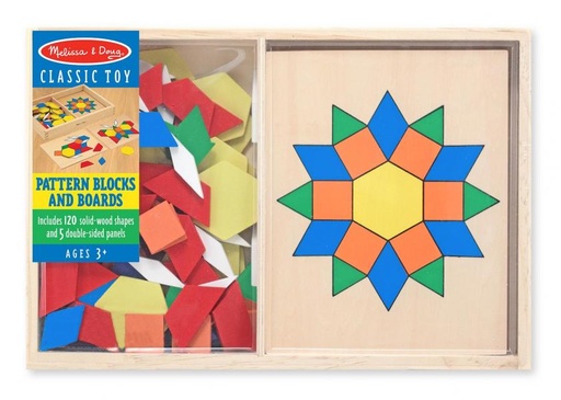 [MD29] Pizarras y Figuras de Madera con Diseños Set (10029) 3a+