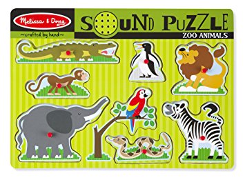 [MD727] Figuras de Madera de Encajar Animales del Zoo (10727)2a+