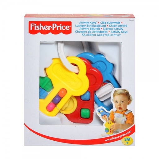 [MT71084] Fisher Price /  Llavero de Actividades Brilliant Basics 3m+
