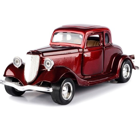 [MX73217] Carro 1:24 Ford Coupe 1934 Negro 3a+