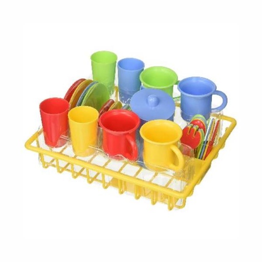 [PG3118G] Set de Platos 30 pzs con Escurridor 24m+