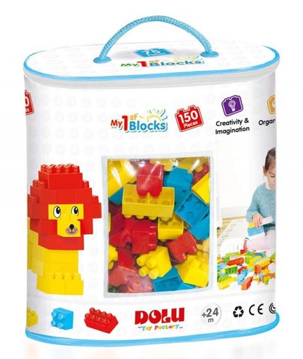 [DO5017] Bolsa Mi Primeros Bloques de Construcción 150pzs 2a+