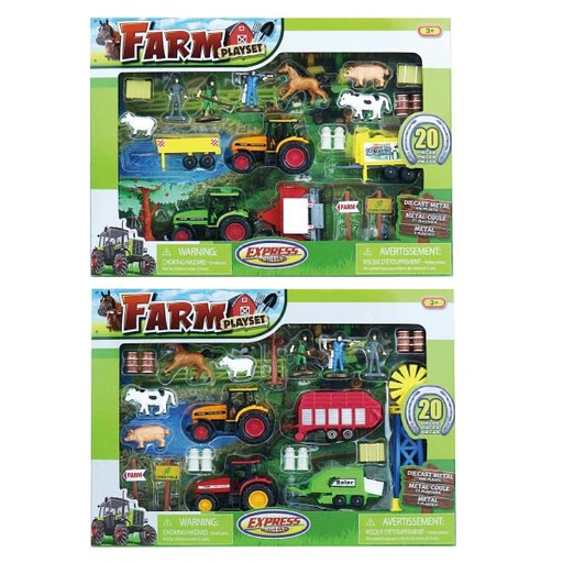 [SU32019] Set de Juego Granja 20 pcs 3A+ / Surtido de 2 / Se venden por separado