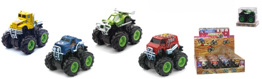 [TY00547] Carrito Mini-Monster de Fricción  / Surtido 4 -  Se venden por separado
