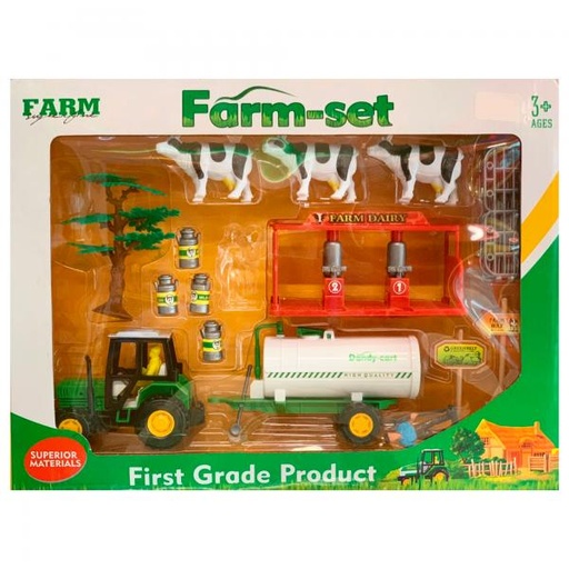 [WWME801-4] Set de Granja con Tractor.Animales y Accesorios (420532) 3a+