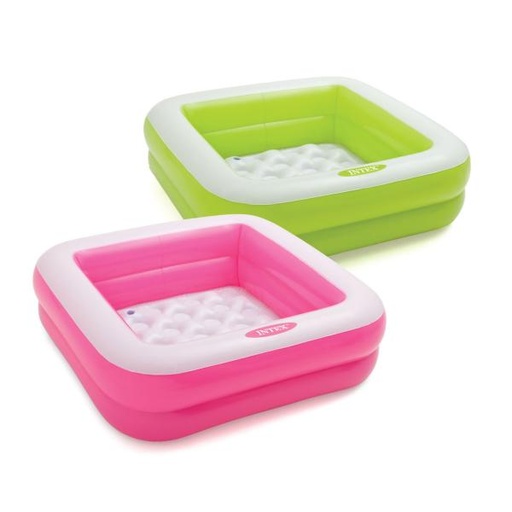 [INT57100] Piscina Inflable Cuadrada 85x85x23cm S/2 1-3a