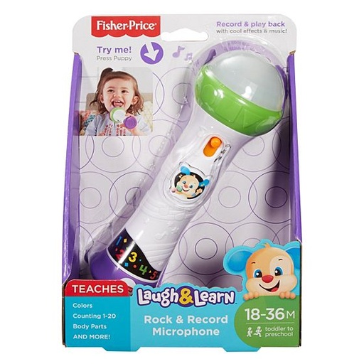 [MTFBC20] Fisher Price /  Micrófono Graba y Canta 1836 m