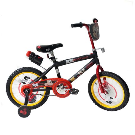 [PI16101MK] Bicicleta Deluxe Mickey #16 Negra -Roja 5a+ (103328)115727)