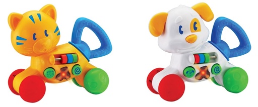 [NS69059] Perro y Gato Musicales con Luz y Sonidos 12m+