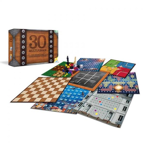 [RN051026] Juegos de Mesa Multijuegos 30 en 1 8a+