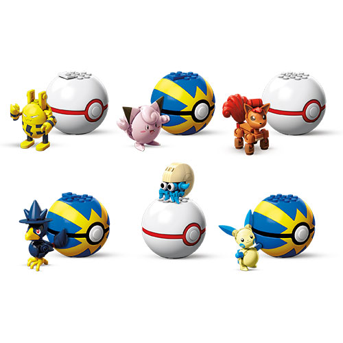 [MTFPM00] Poke-Bola Pokémon Mega Construx Display/12 S/4 6a+(venta individual)