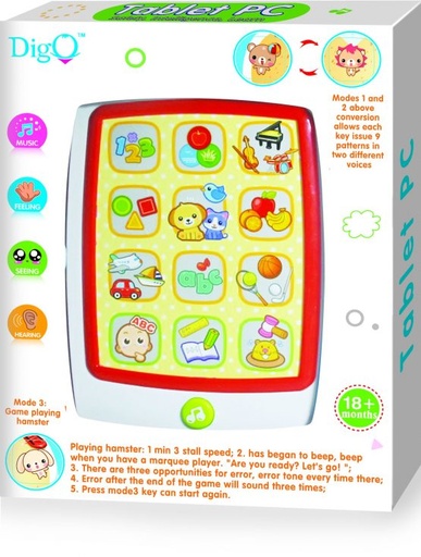 [DG3717] Tablet EspañolIngles con Sonidos 18m+