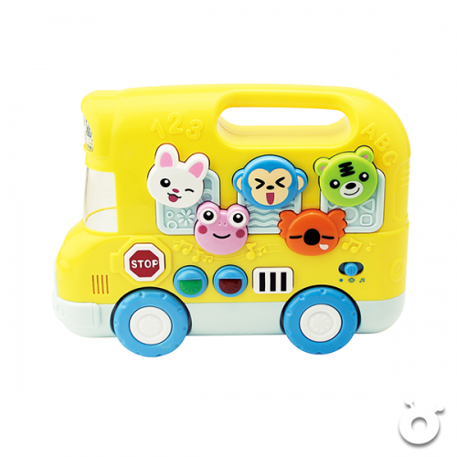 [DG3763] Bus Escolar con Luz y Sonidos 18m+