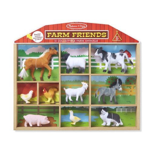 [MD594] Animales de Granja set 10 unds.(10594)