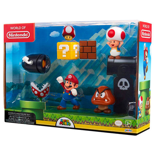 [JP64510] Figura Super Mario Set de 5 3a+