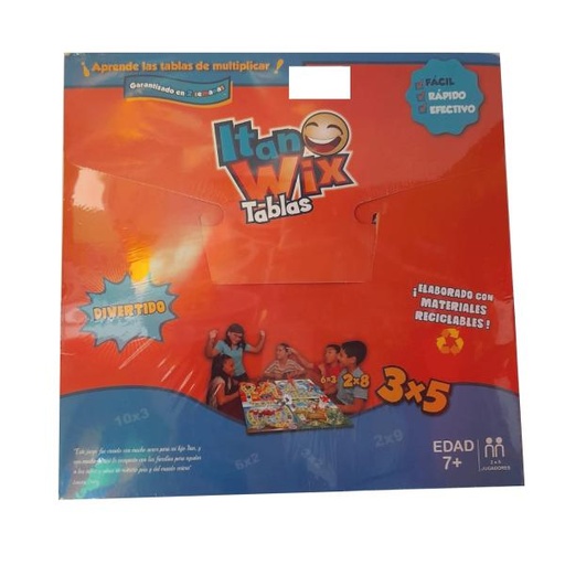 [NAIW80061] Juego Tablas 2x3 Itan Versión Cartulina (380054).