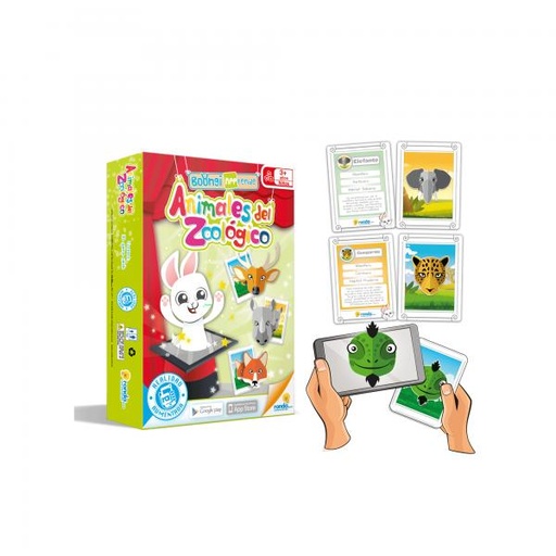 [RN11688] Juego Didáctico Boongi "Apprende" Animales del Zoológico 3a+