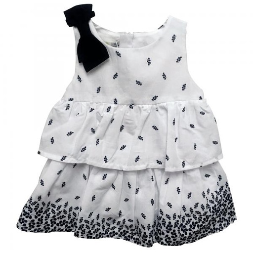 [BBL191796M] Vestido sin Mangas con Lazo Talla 6m