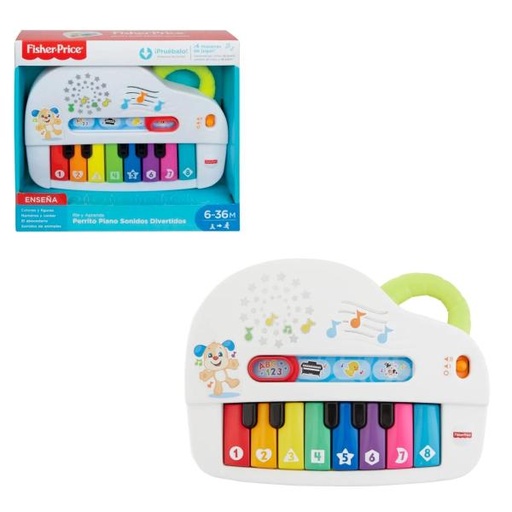 [MTGFX33] Fisher-Price Perrito Piano Sonidos Divertidos 6-36m