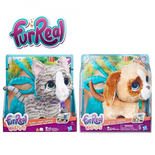 [HBE3504] Fur Real Mascota Grande con Caminador Con Sonido 4a+ / Surtido de 2 / Se venden por Separado