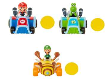 [JP69278] Vehículos Mario Kart con Moneda Surt/3  3a+