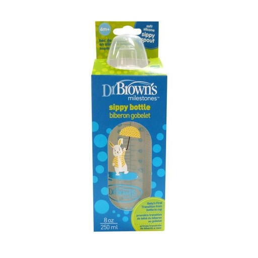 [DRSB81095] Dr. Browns - Botella Beberito 8 oz Color Regular Verde