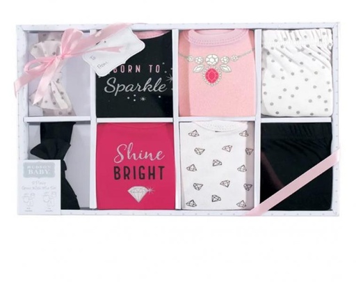 [BV58146] Ropa para Bebé Caja de Regalo 8pzs Brillante