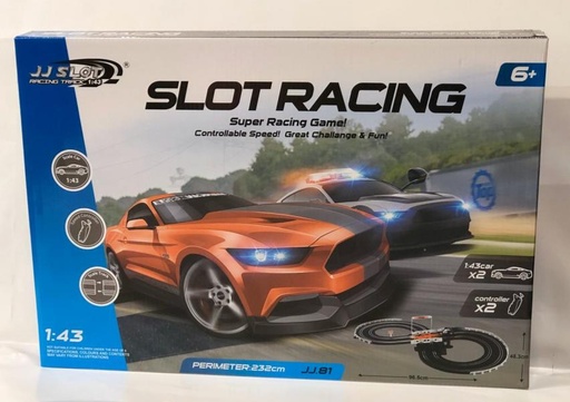 [WWJJ811] Pista de Carros Slot Racing 1:43 6a+(433280)