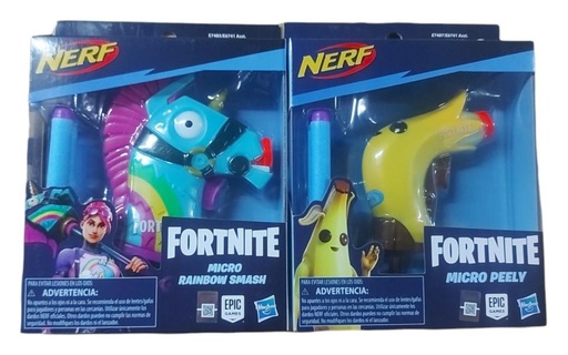 [HBE6741] Lanzadardos Nerf Micro Shots Fortnite 8a+