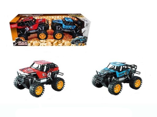 [WWHJ100] Carro Mad Runner Xspeed Rock Crawler Set/2  3a+(435710)