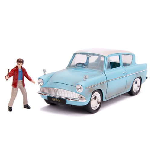 [JA31127] Carro Harry Potter Ford Anglia 1959 Hollywood Rides con Figura 8a+