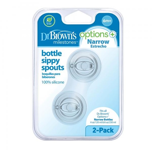 [DRSR210] Dr. Browns - Boquillas de Silicone Para Chupón C Angosto de Transicion (SR210)