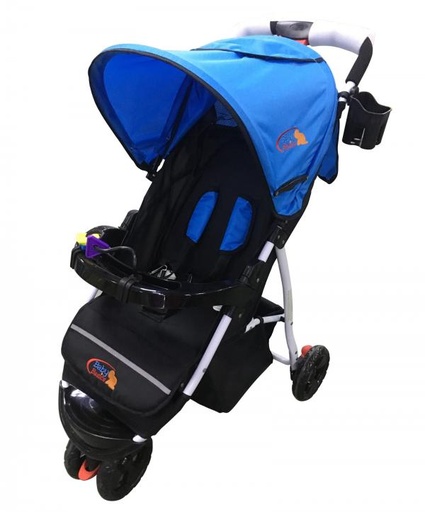 [FDAH236B] Baby Basics Coche 3 Ruedas Azul 636m 15Kg Max (439619)
