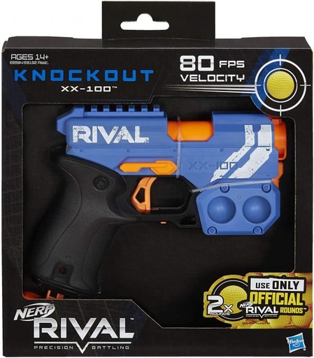 [HBE6192] Lanzador Nerf Rival Knockout XX-100 Surt/2 14a+
