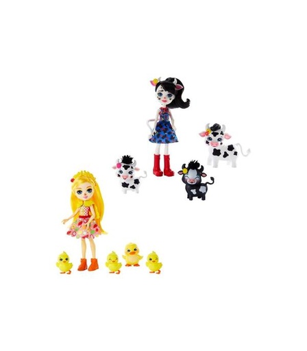 [MTGJX43] Muñeca Enchantimals con Animales de la Granja Surt/2 4a+