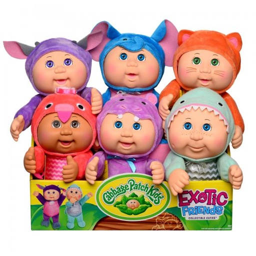 [JZ36175] Bebe Cabbage Patch con Pijama Amigos Exoticos 18m+ ( Se venden por separado )