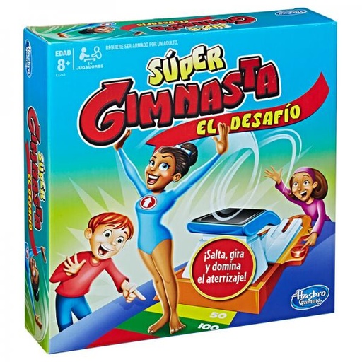[HBE2263] Hasbro Games - Juego de Mesa Super Gimnasta el Desafio 8a+