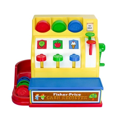 [BF2073] Caja Registradora Clasica Fisher Price 2a+