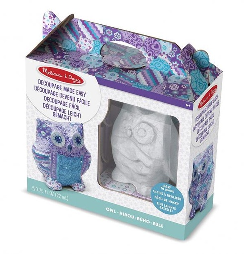 [MD30103] Búho Decorable Decoupage 6a+