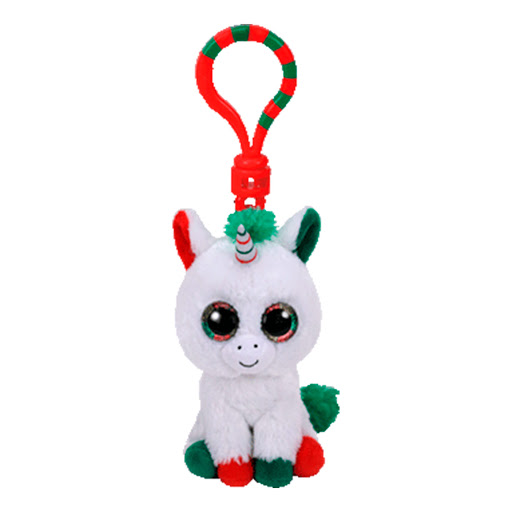 [BTTY35218] Peluche Llavero Beanie Boos Candy Cane Unicornio