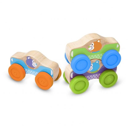 [MD40129] MI Primer Juego de Carros Apilables 9m+