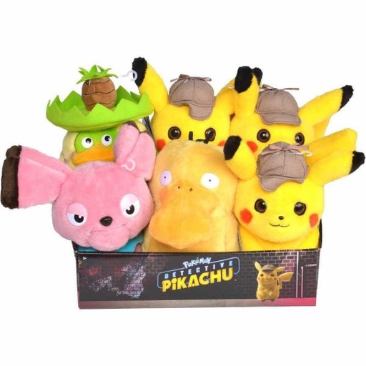 [BT97559] Peluche Pokémon Detective Pikachu  2a+/ Surtido 4 -  Se venden por separado