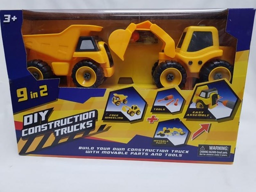 [GX65430] Vehículos de Construcción Armables Set/2 3a+