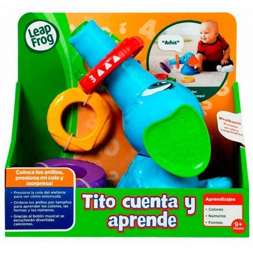 [BTLF600339] Elefante Tito Cuenta y Aprende 9m+