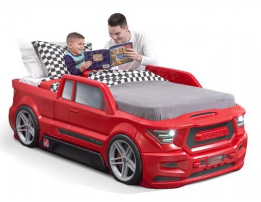 [ST4830] Cama PickUp Roja 3a+ (3cajas) ( No Incluye Base y Colchón )